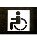 Трафарет для нанесения знака «Парковка для инвалидов»