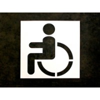 Трафарет для нанесения знака «Парковка для инвалидов»