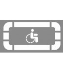 Трафарет "Парковка для инвалидов" по ГОСТу